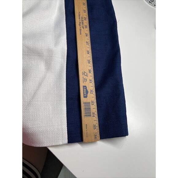 Lauren Ralph Lauren Dress 12P Petite Sheath Empire Pencil Sheath Tank Nautical - Picture 13 of 15